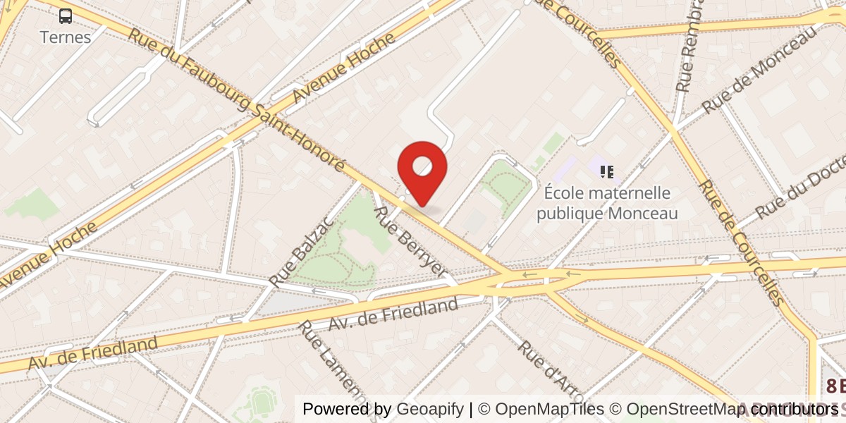 Map of PLEY HOTEL PARIS 8